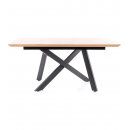 Стол обеденный SIGNAL CAPITOL дуб/черный 160-200/90